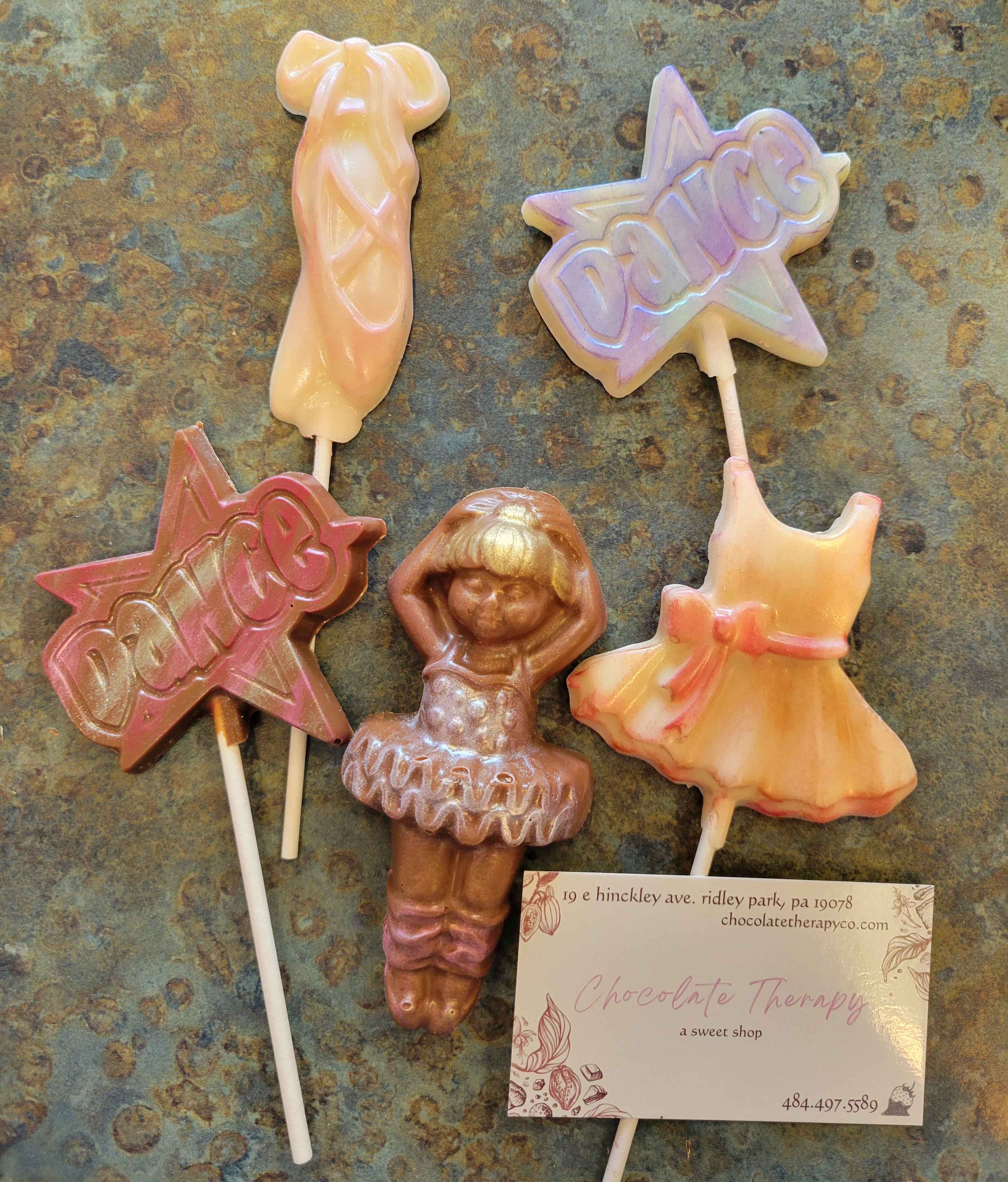 Dance themed Chocolate Pops