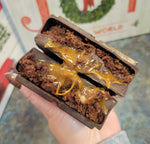 Load image into Gallery viewer, Giant Salted Caramel Brownie filled Chocolate Bar
