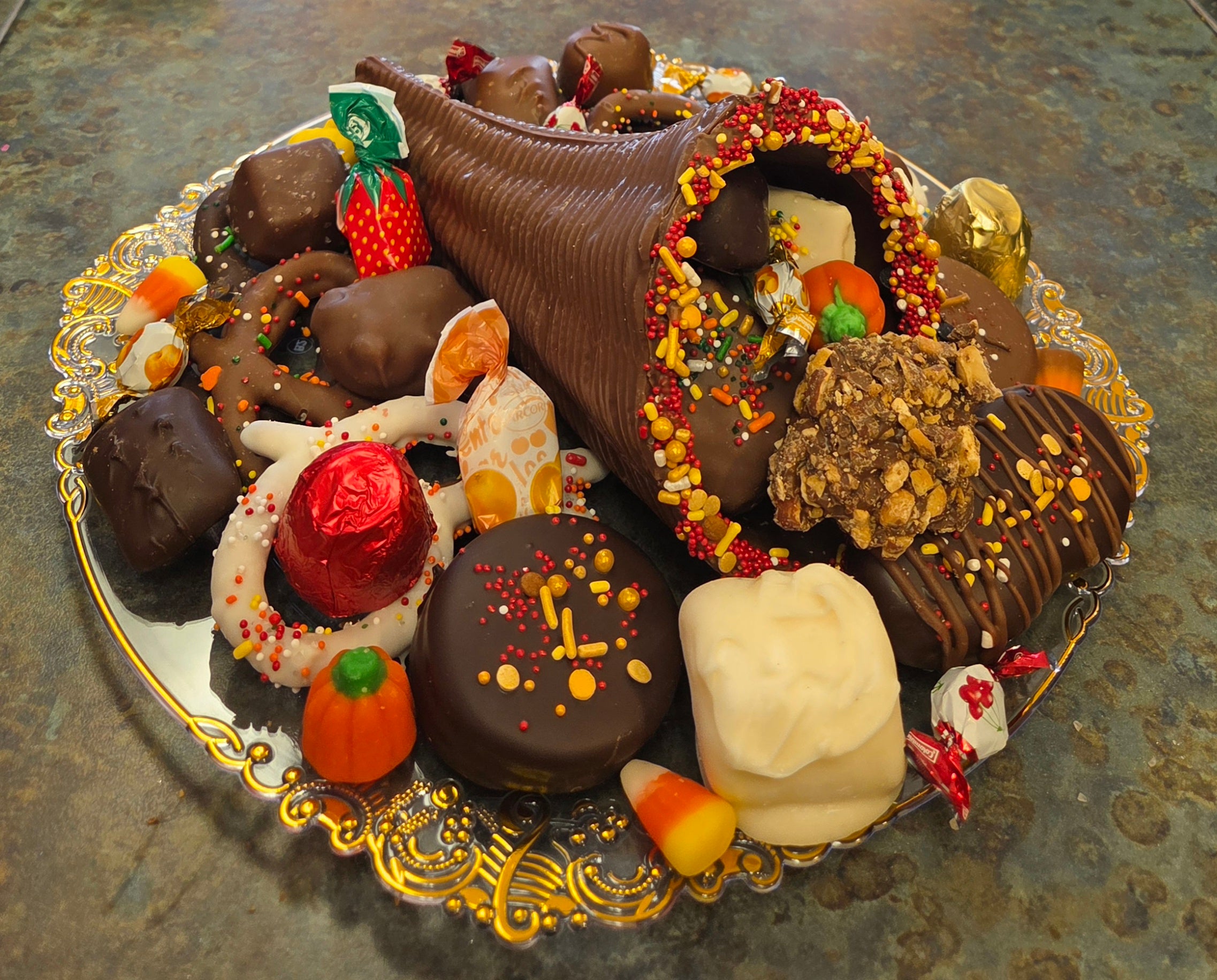 Genuine Chocolate MINI Cornucopia