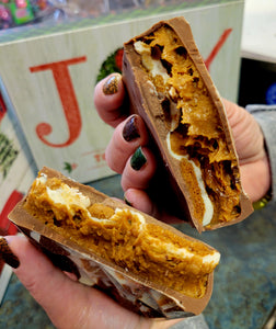 Giant Biscoff Cookie Butter filled Chocolate Bar