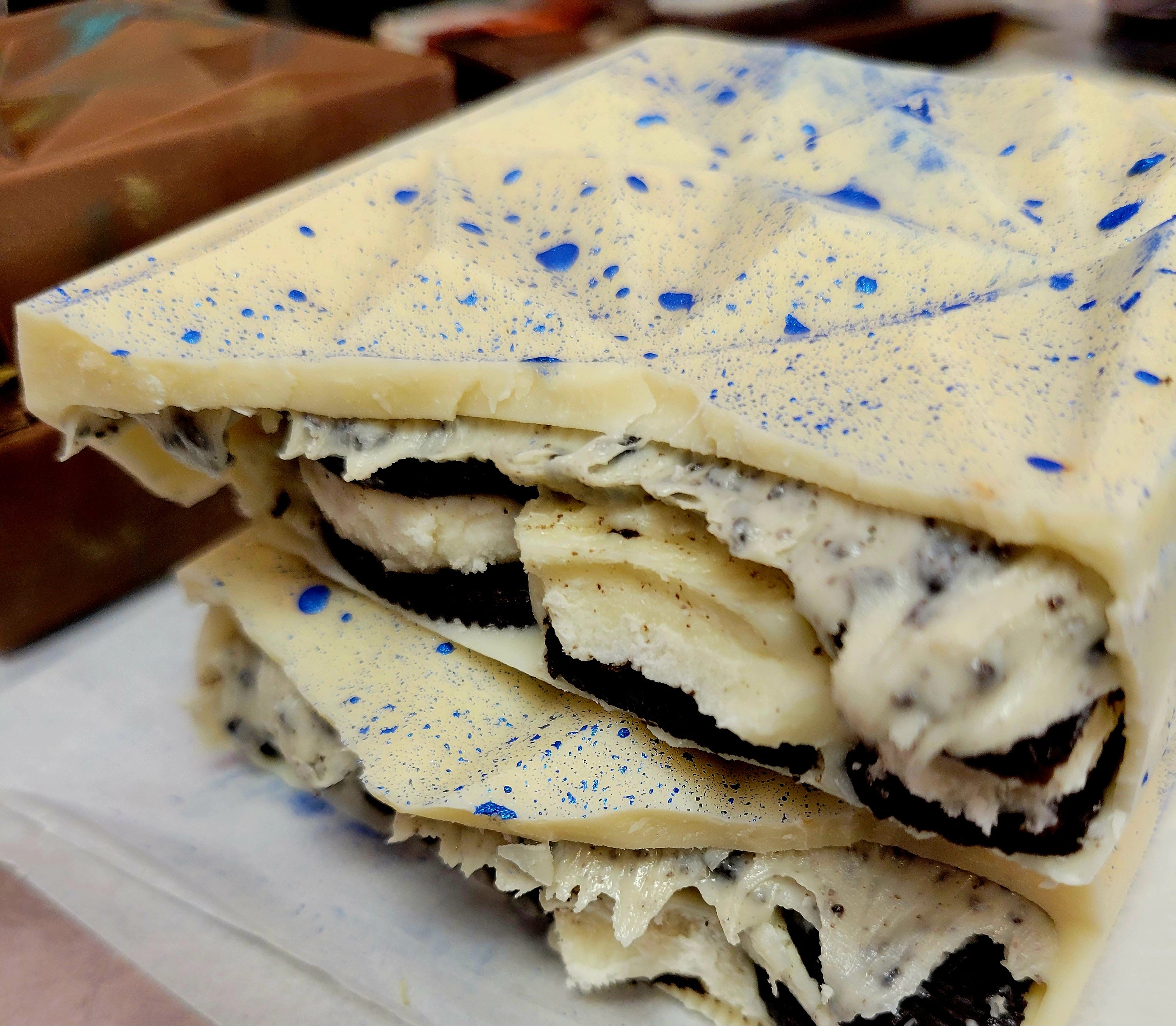 Giant Cookies and Cream filled Chocolate Bar