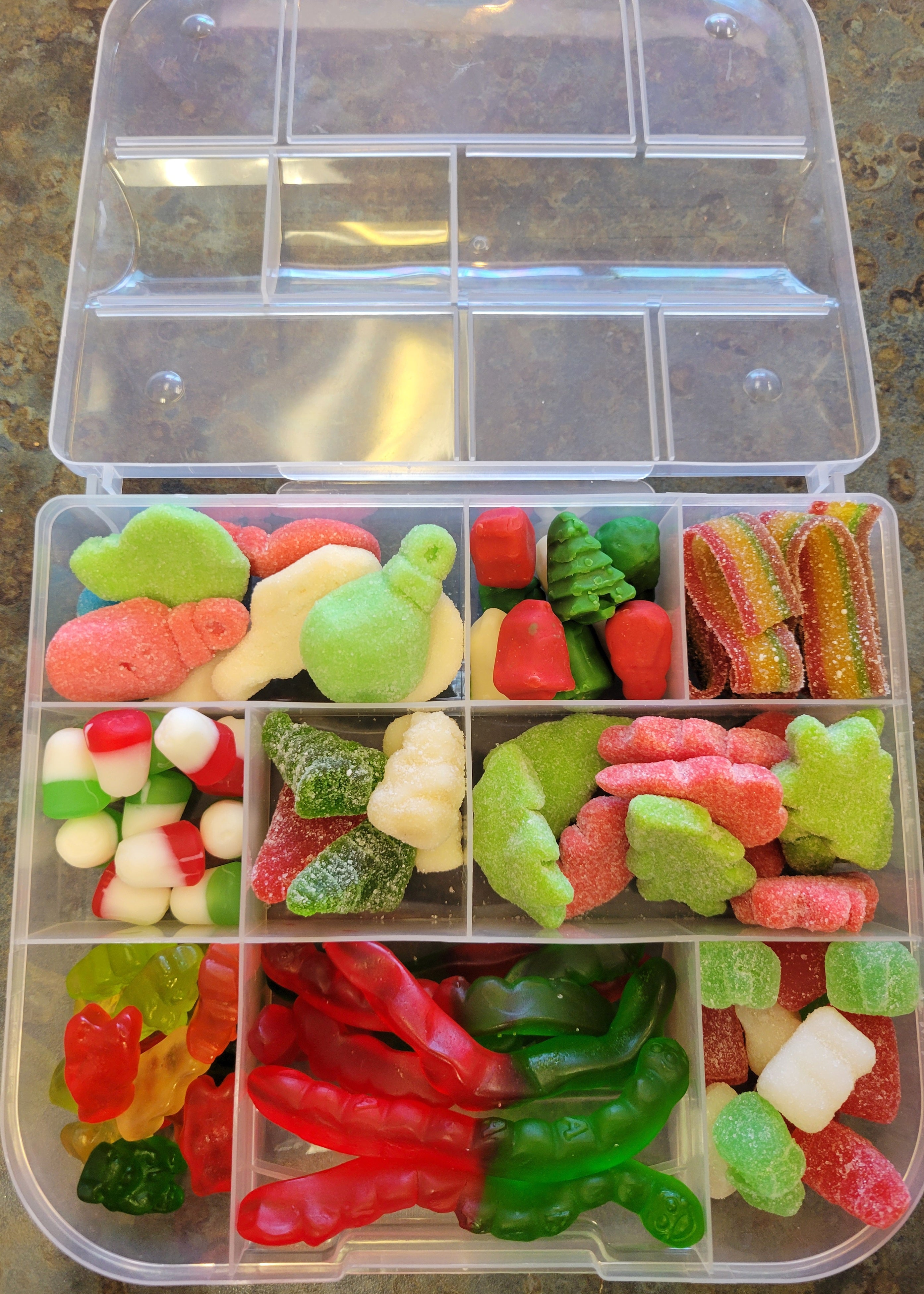 Christmas Gummies Tackle Box