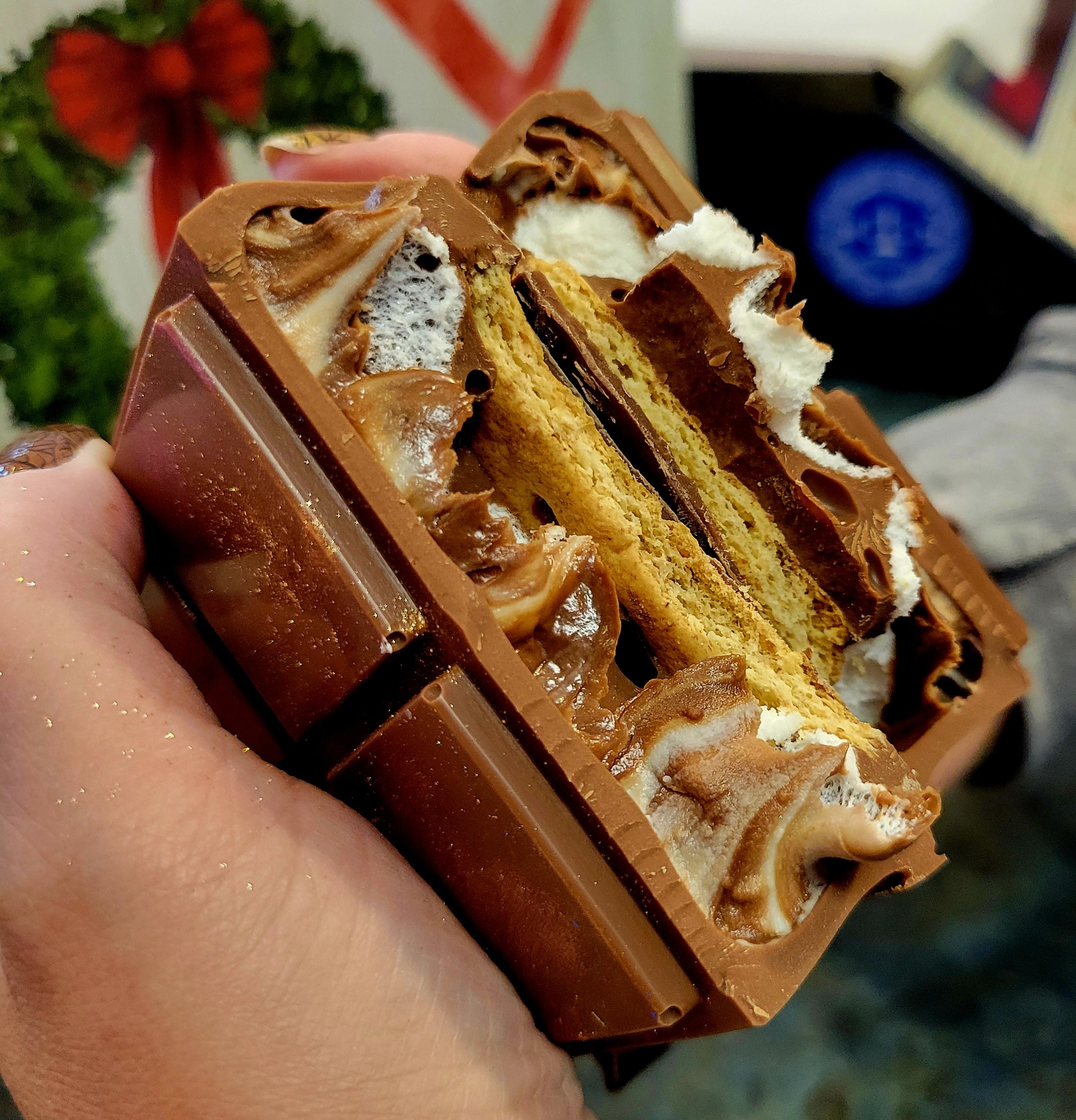 Giant S'mores filled Chocolate Bar