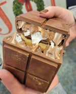 Load image into Gallery viewer, Giant S&#39;mores filled Chocolate Bar
