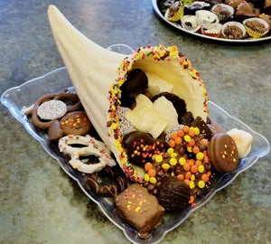 Genuine Chocolate Cornucopia