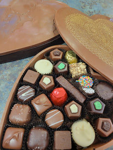 Edible Chocolate Heart Box